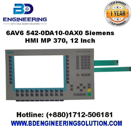 6AV6 542-0DA10-0AX0 Siemens HMI MP 370, 12 Inch