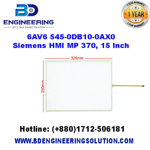 6AV6 545-0DB10-0AX0 Siemens HMI MP 370, 15 Inch