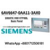 KTP400 SIMATIC HMI BASIC PANEL 6AV6 647-0AA11-3AX0