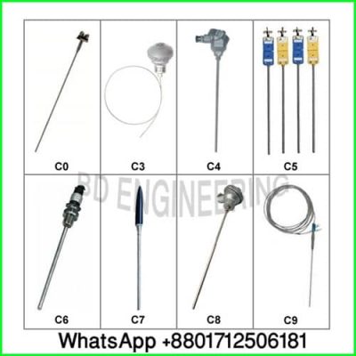 PT100- J-K type Thermocouples