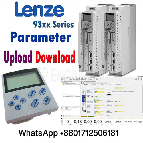 Lenze vfd-inverter programming Keypad EMZ9371BC