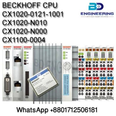 BECKHOFF CPU CX1020-0121-1001; With Communication Module CX1020-N010; CX1020-N000; CX1100-0004