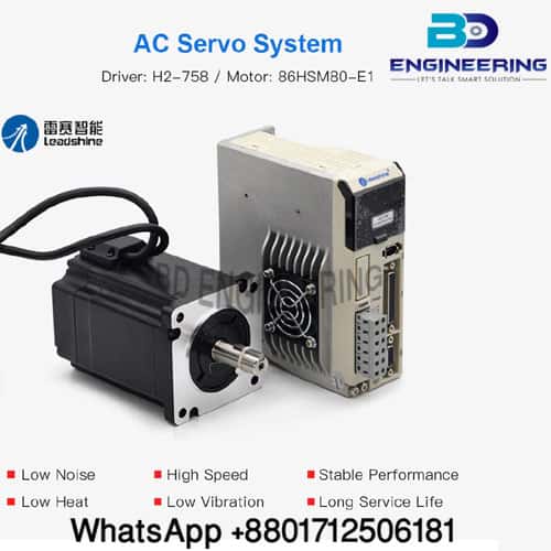 Leadshine AC Servo Drive ACH750; 750W & Servo Motor ACM6004DL-2500-01