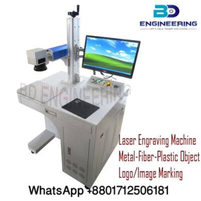 Laser Engraving Machine Metal-Fiber-Plastic object Laser Engraver with Logo marking