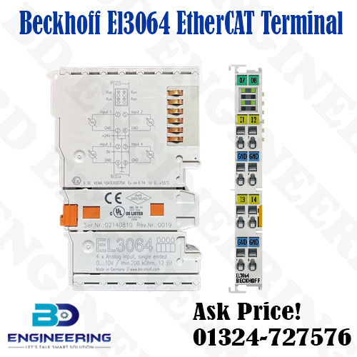 Beckhoff El3064 EtherCAT Terminal supplier and price in Bangladesh