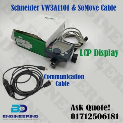 Schneider VFD Programming vw3a1101LCP Display with So-move communication Cable