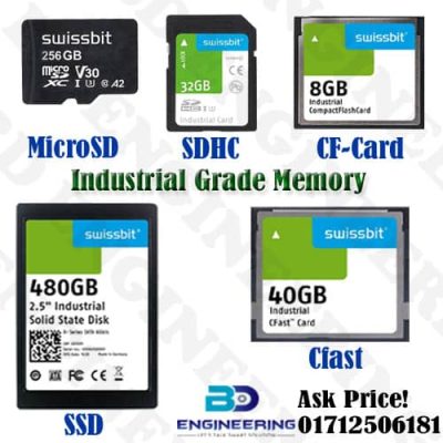 Industrial Grade Memory card SDHC, CF, Cfast and SSD Memory System