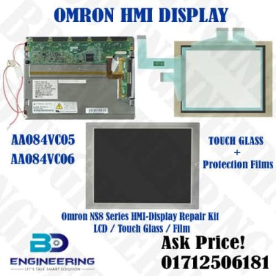 8.4 inch AA084VC05/06 LCD display Screen with Touch Glass Films for omron HMI's